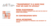 thumbnail of medium Conversation with Petra Olschowski, Baden-Württemberg Minister of Science, Research and Arts - SDG University Day 2023