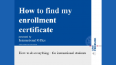 thumbnail of medium How to find my enrollment certificate